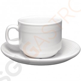 Olympia Linear Untertassen für U084 Für Teetasse U084 | 12 Stück | Porzellan