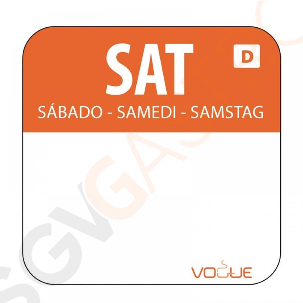 Vogue Selbstauflösende Lebensmittelrotationsetiketten Samstag Samstag. Vogue Selbstauflösende Lebensmittelrotationsetiketten Samstag Samstag.