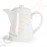 Olympia Whiteware Kaffeekannen 31cl 4 Stück | Kapazität: 31cl | Porzellan