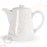 Olympia Whiteware Kaffeekannen 71cl 4 Stück | Kapazität: 71cl | Porzellan