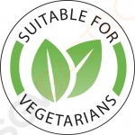 Vogue Eitkett 25mm Geeignet für Vegetarier Rolle von 1.000 Etiketten.