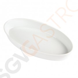 Olympia Whiteware ovale Auflaufformen 28,3 x 15,2cm W409 | 4 x 28,3 x 15,2cm | 6 Stück