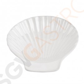 Olympia Whiteware Schalen Muschel 13cm 6 Stück | 13(B)cm | Porzellan