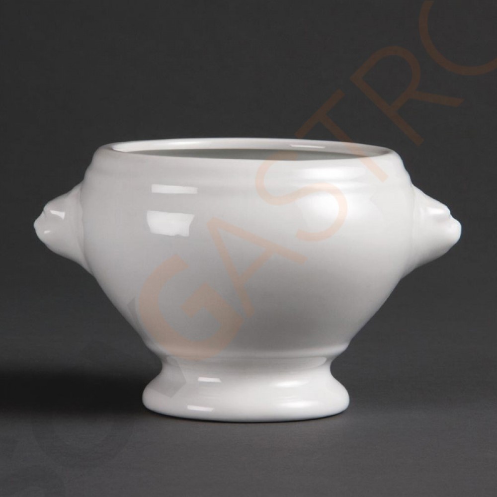 Olympia Whiteware Suppenschüsseln Löwenkopf 47,5cl 6 Stück | 10,5(Ø)cm | Kapazität: 47,5cl | Porzellan Olympia Whiteware Suppenschüsseln Löwenkopf 47,5cl 6 Stück | 10,5(Ø)cm | Kapazität: 47,5cl | Porzellan
