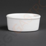 Olympia Whiteware ovale Auflaufförmchen 10,5cm 10,5(Ø)cm | 13cl | 12 Stück