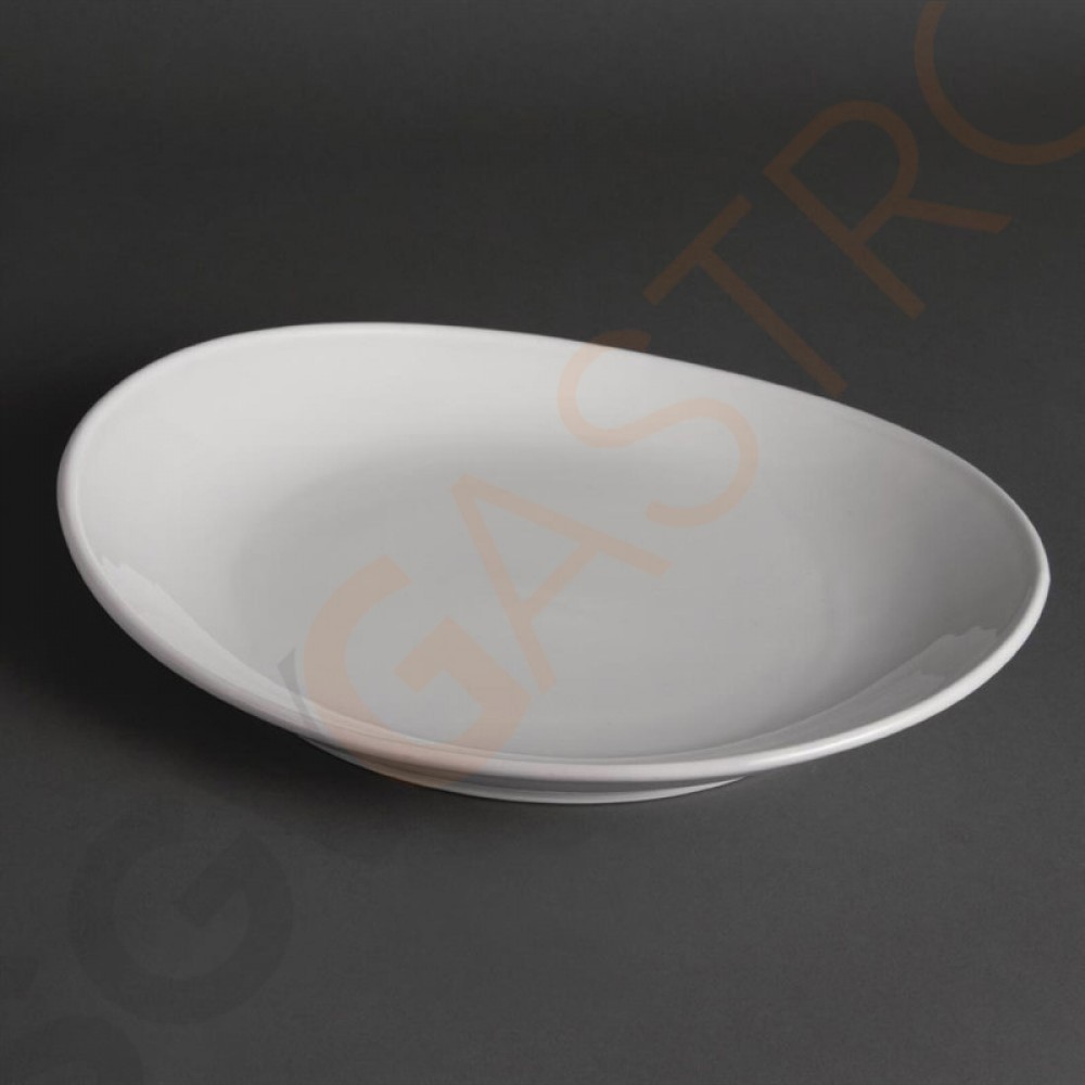 Olympia Whiteware runde Steakteller 30cm 6 Stück | 30(Ø)cm | Porzellan Olympia Whiteware runde Steakteller 30cm 6 Stück | 30(Ø)cm | Porzellan