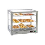 Panorama Warmhalte Vitrinen mit Umluft 3 x (GN 1/1 oder 60 x 40 cm Bleche)