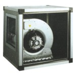 Abluftmotor mit Gebläse doppelwandig 20mm-schalisoliert/500x500x