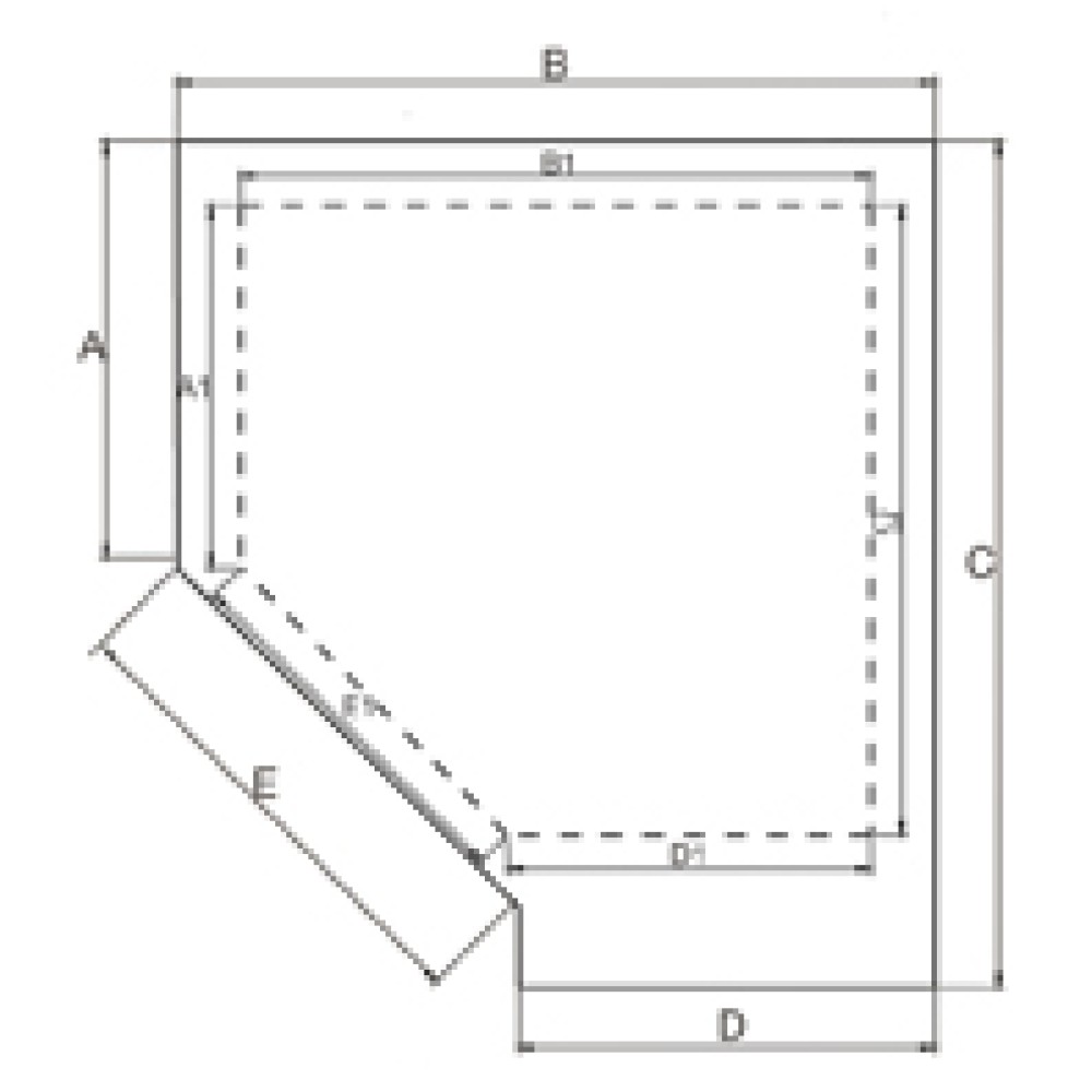 GGF Eckpizzaofen Deluxe für 8 x Pizzen 360mm Durchmesser