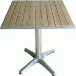 Terrasse Tisch  mit Untergestell  700x700x720mm