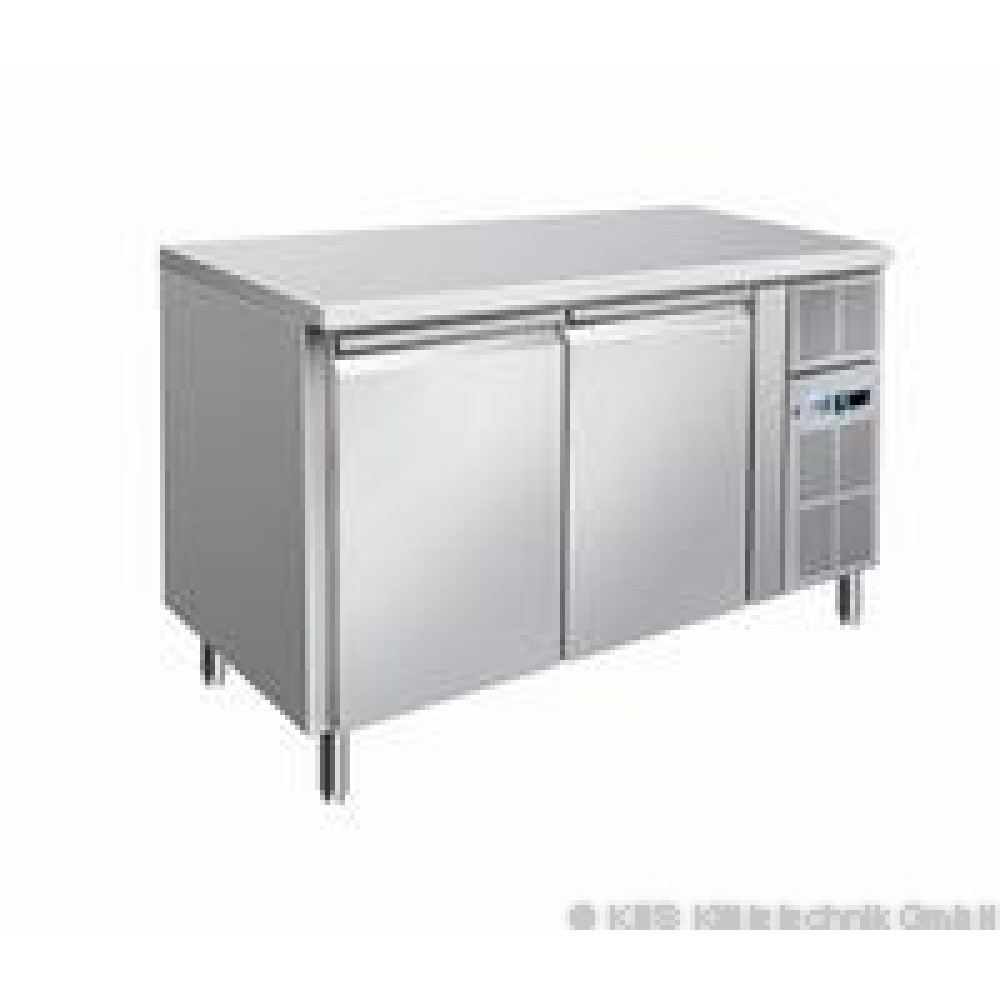 KT 210 Kühltisch mit Aufkantung 2 Tür-1360x700x860mm