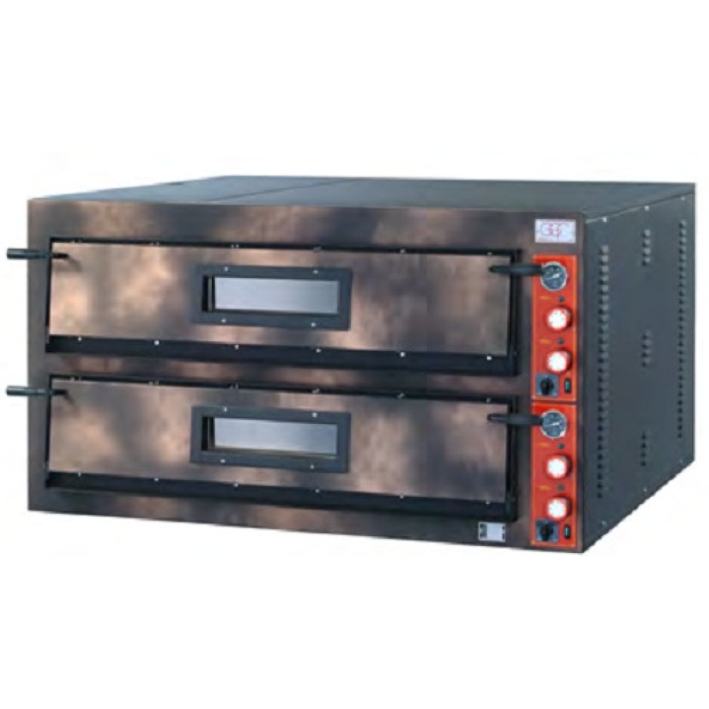 GGF VOLLSCHAMOTT Pizzaofen FR72-6+6/1010x1210x750mm