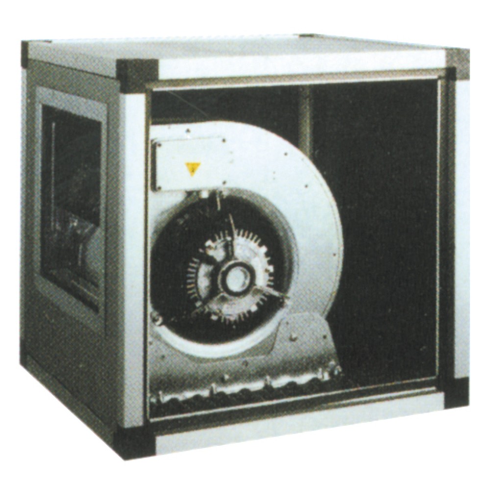 Abluftmotor mit Gebläse doppelwandig 20mm-schalisoliert/750x750x Abluftmotor mit Gebläse doppelwandig 20mm-schalisoliert/750x750x