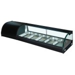 Sushi Vitrine 8x GN 1/3 -25 Temperatur:0°C/+6°C